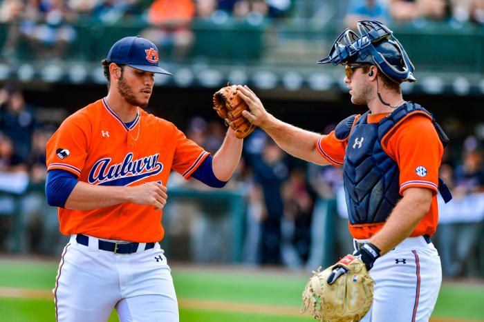 Auburn baseball's Jospeh Gonzalez and Nate LaRue in series sweep vs South Carolina.